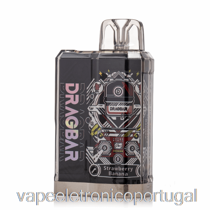 Vape Eletronico Dragbar B3500 Descartável Morango Banana